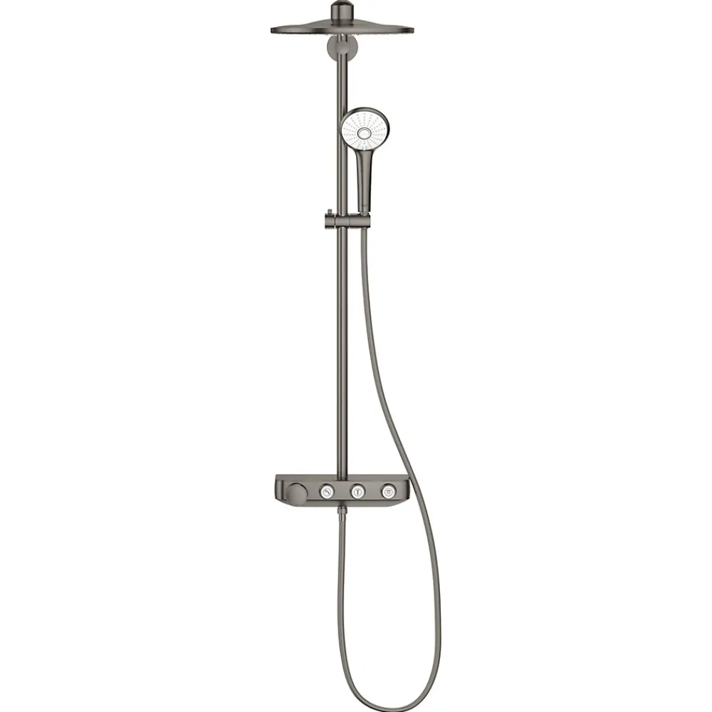 Grohe Colonne de douche XXL thermostatique Euphoria SmartControl System 310 Hard Graphite brossé 26507AL0