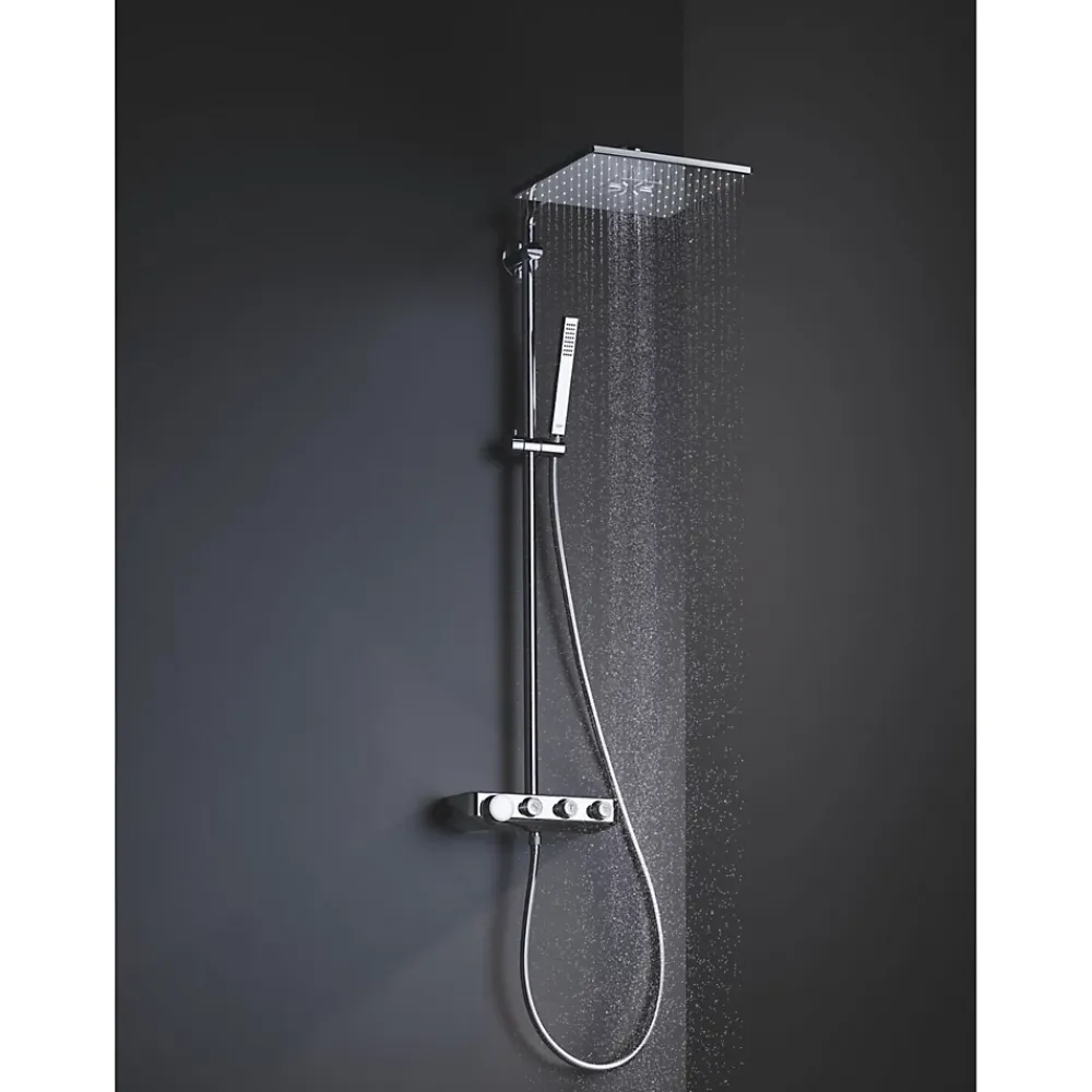 Grohe Colonne de douche XXL thermostatique Euphoria SmartControl System 310 Cube Duo chromé 26508000