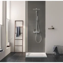 Grohe Colonne de douche XXL thermostatique Euphoria SmartControl System 310 Cube Duo chromé 26508000