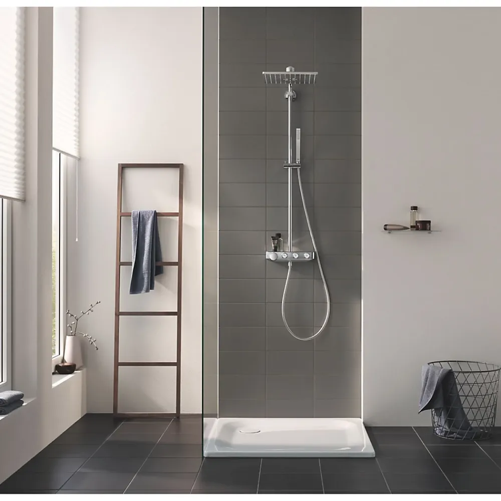 Grohe Colonne de douche XXL thermostatique Euphoria SmartControl System 310 Cube Duo chromé 26508000