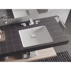 Vasque À Encastrer|Grohe Cube Ceramic vasque à encastrer par dessous 50 cm, blanc (G3948000H)