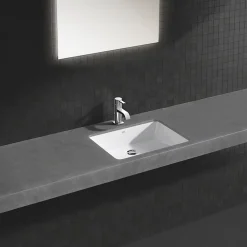 Vasque À Encastrer|Grohe Cube Ceramic vasque à encastrer par dessous 50 cm, blanc (G3948000H)