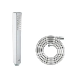 Pommeau De Douche, Flexible Et Barre De Douche|Grohe Douchette 1 jet Vitalio Joy Cube Stick chromé avec flexible 200