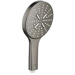 Grohe Douchette 3 jets Rainshower smartactive 130 Hard Graphite Brossé