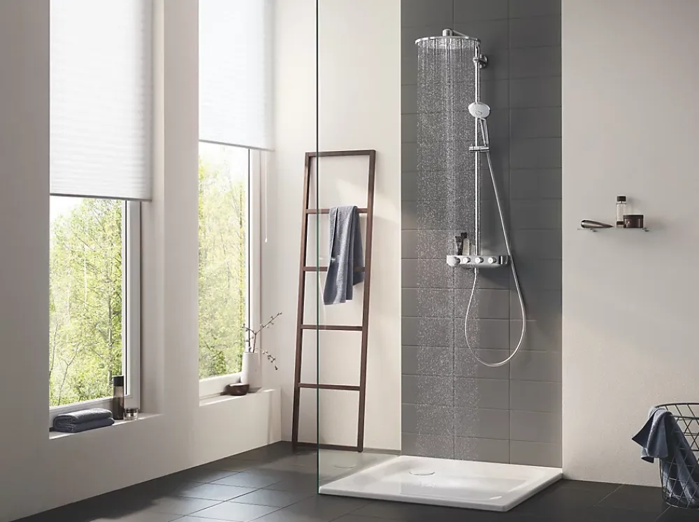 Colonne De Douche Hydromassante|Grohe Euphoria SmartControl System 310 Duo Colonne de douche thermostatique (26507000)