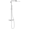 Colonne De Douche Hydromassante|Grohe Euphoria SmartControl System 310 Cube Duo Colonne de douche thermostatique (G-26508000)