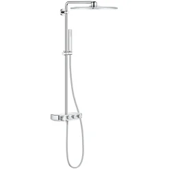 Colonne De Douche Hydromassante|Grohe Euphoria SmartControl System 310 Cube Duo Colonne de douche thermostatique (G-26508000)