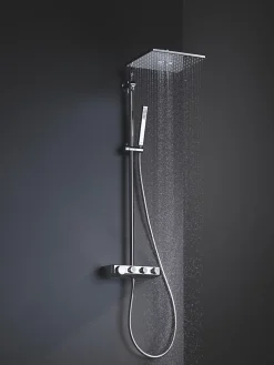 Colonne De Douche Hydromassante|Grohe Euphoria SmartControl System 310 Cube Duo Colonne de douche thermostatique (G-26508000)