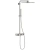 Grohe Euphoria Smartcontrol System 310 Cube Duo, Colonne de douche avec mitigeur thermostatique, Supersteel (26508DC0)