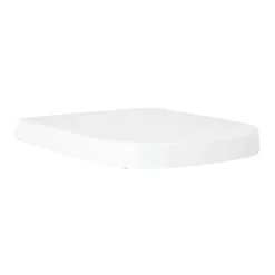 Abattant Wc|Grohe Euro Ceramic Abattant WC déclipsable Duroplast, charnières en acier inoxydable, blanc (G39331002)