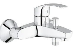 Robinet De Baignoire|Grohe Eurosmart Mitigeur monocommande 1/2" bain/douche, Chrome (33300002)