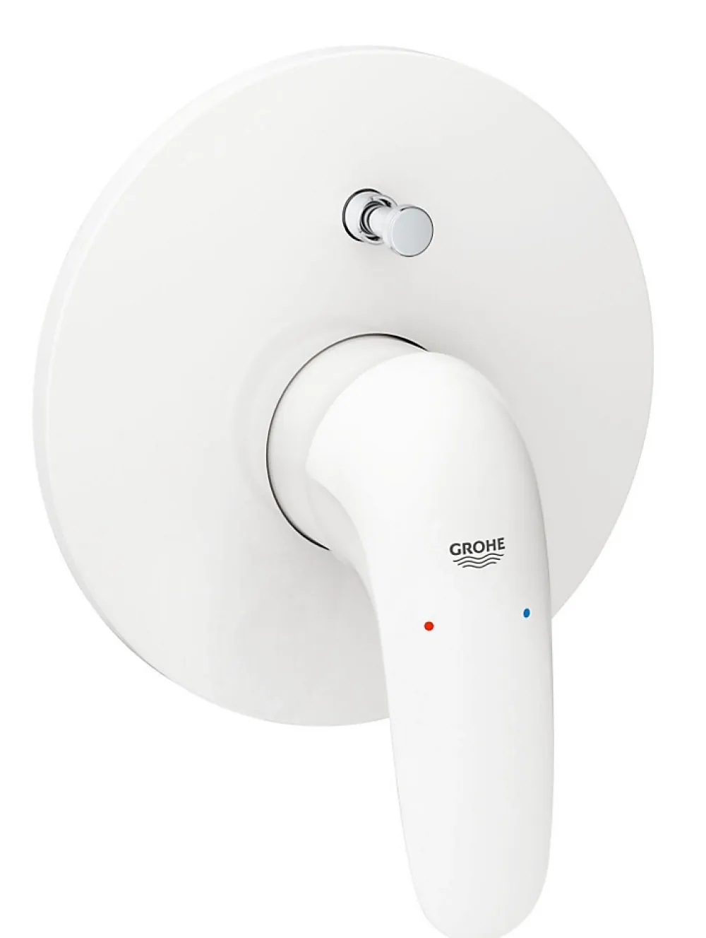 Colonne De Douche Sans Robinetterie|Grohe Eurostyle Set de finition pour mitigeur monocommande, 2 sorties, Blanc/ Chrome (29099LS3)