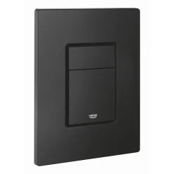 Wc Suspendu|Grohe Even Plaque de commande double touche, Technologie anti-empreintes, Noir mat (38966KF0)