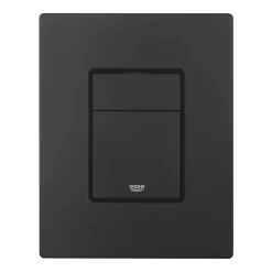 Wc Suspendu|Grohe Even Plaque de commande double touche, Technologie anti-empreintes, Noir mat (38966KF0)