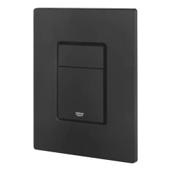 Wc Suspendu|Grohe Even Plaque de commande double touche, Technologie anti-empreintes, Noir mat (38966KF0)