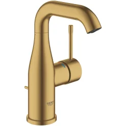 Robinet Lavabo Et Vasque|Grohe Mitigeur lavabo Essence Taille L Cool Sunrise brossé