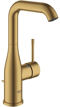 Robinet Lavabo Et Vasque|Grohe Mitigeur lavabo Essence Taille L Cool Sunrise brossé