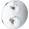 Colonne De Douche Sans Robinetterie|Grohe Mitigeur thermostatique de douche, chromé (24075000)
