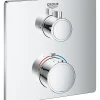Colonne De Douche Sans Robinetterie|Grohe Mitigeur thermostatique de douche, chromé (24078000)