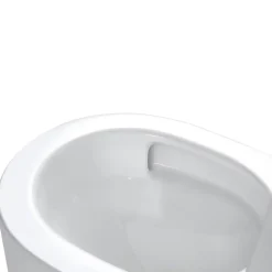 Wc Suspendu|Grohe Pack WC Bâti-support + WC sans bride Tornado Quiet SAT Fusion + Abattant softclose + Plaque Chrome