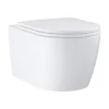 Grohe Pack WC suspendu Start Round caréné sans bride, abattant frein de chute déclipsable