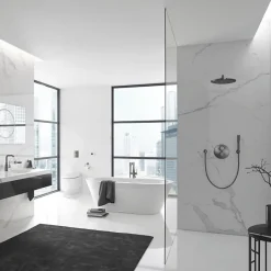 Grohe Rainshower Cosmopolitan 310 Ensemble douche de tête et bras 380 mm, 1 jet (26066AL0)