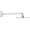 Colonne De Douche Sans Robinetterie|Grohe Rainshower Cosmopolitan 210 Ensemble douche de tête et bras 422 mm, 1 jet, Chromé (26171000)