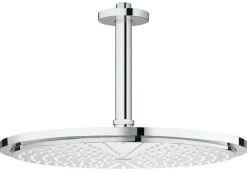 Colonne De Douche Sans Robinetterie|Grohe Rainshower Cosmopolitan 310 Ensemble douche de tête et bras plafonnier 142 mm, 1 jet, chromé (26067000)