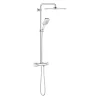 Colonne De Douche Thermostatique|Grohe Rainshower Smartactive 310, colonne de douche 2 en 1, avec mitigeur thermostatique, chrome (26652000)