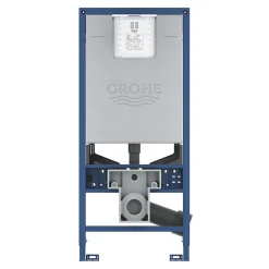 Wc À Poser|Grohe Rapid SLX Bâti support WC, 1,13M, avec prise et raccordement pour WC lavant (39596000)