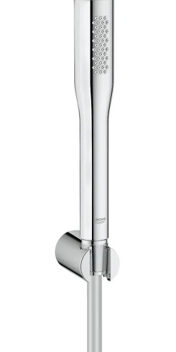 Robinet De Baignoire|Grohe Set bain/douche Mitigeur mécanique Essence + Douchette stick 1 jet Euphoria Cosmopolitan, Chrome (33624001-Euphoria)
