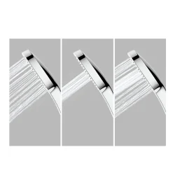 Colonne De Douche Sans Robinetterie|Swiss Aqua Technologies /Grohe Set de douche avec mitigeur + Douchette 3 jets barre avec curseur + Douche de tête XXL 254 mm Chrome
