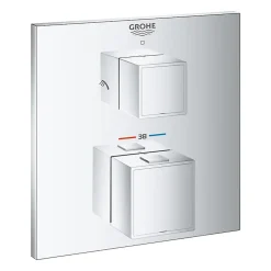 Robinet De Douche|Grohe Set mitigeur de douche à encastrer Grohtherm Cube Rainshower Allure 230