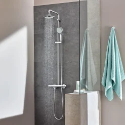 Colonne De Douche Hydromassante|Grohe Tempesta Cosmopolitan 160 Colonne de douche avec mitigeur thermostatique (27922000)