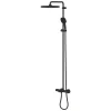 Grohe Vitalio Comfort 250 colonne de douche thermostatique bain/douche + douche de tête + douchette à main, noir mat (G269842431)