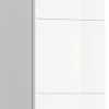 Chb Collection Hama - Armoire suspendue (L/H/P : 38x73x27 cm) en imitation blanc et blanc brillant profond