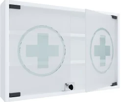 Armoire De Toilette|Vcm  Handicapé médical Hustila H. 40 x L. 60 x P. 10 cm Blanc