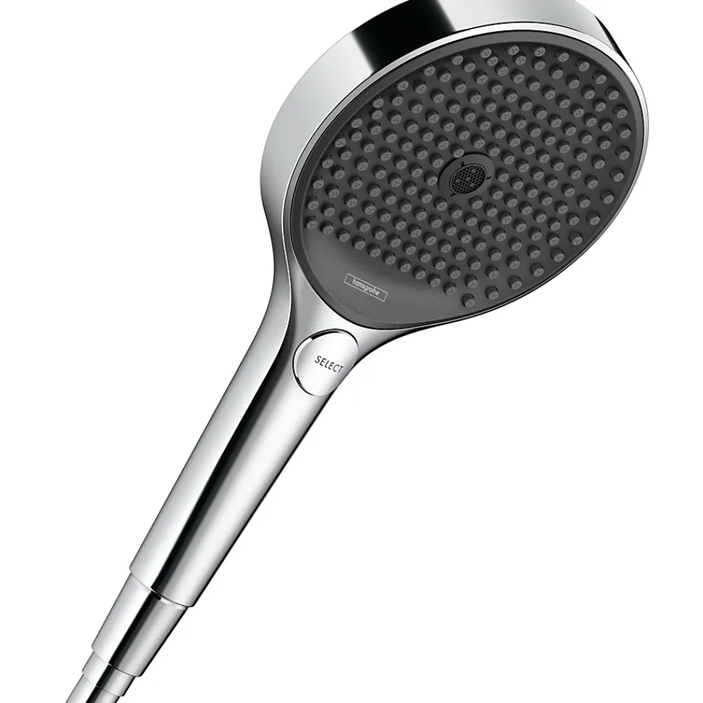 Pommeau De Douche, Flexible Et Barre De Douche|Hansgrohe Douchette à main 130 3 jets chromé Rainfinity 26864000