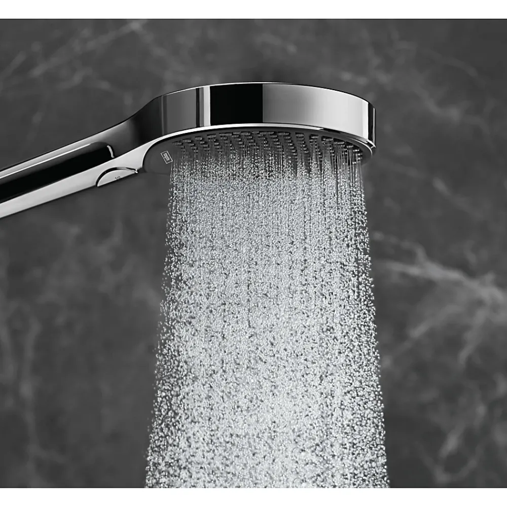 Pommeau De Douche, Flexible Et Barre De Douche|Hansgrohe Douchette à main 130 3 jets chromé Rainfinity 26864000