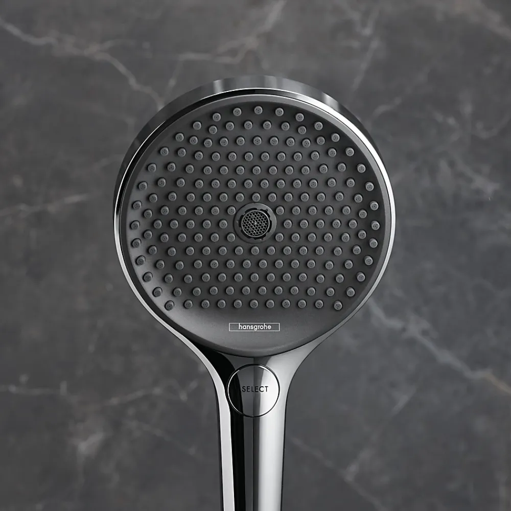 Pommeau De Douche, Flexible Et Barre De Douche|Hansgrohe Douchette à main 130 3 jets chromé Rainfinity 26864000