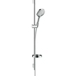 Pommeau De Douche, Flexible Et Barre De Douche|Hansgrohe Ensemble de douche Raindance 120 3 jets avec barre et porte-savon
