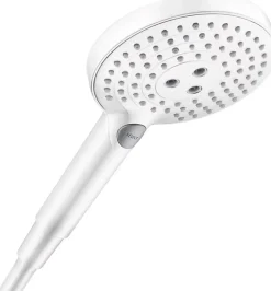 Pommeau De Douche, Flexible Et Barre De Douche|Hansgrohe Raindance Select S Douchette à main 120 3 jets, Blanc mat (26530700)