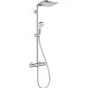 Colonne De Douche Thermostatique|Hansgrohe Showerpipe Crometta E 240 Set de douche 1 jet, Chrome