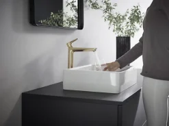 Hansgrohe Talis E 240 Mitigeur de lavabo bronze brossé, sans tirette ni vidage (71717140)