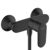 Hansgrohe Vernis Blend Mitigeur de douche avec cartouche en céramique, Noir mat (HG-71640670)