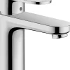 Hansgrohe Vernis Blend Mitigeur de lavabo, avec cartouche en céramique, sans tirette ni vidage, Chrome (71558000)