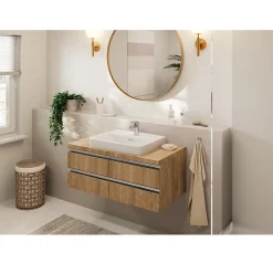 Hansgrohe Vernis Blend Mitigeur de lavabo, avec cartouche en céramique, sans tirette ni vidage, Chrome (71558000)