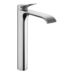 Hansgrohe Vivenis Mitigeur de lavabo surélevé 250 sans tirette ni vidage, bec cascade, chrome (75042000)