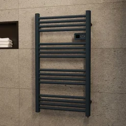 Generique Heat-Line Sèche serviettes électrique 500W, anthracite (CERAHTLR500A)