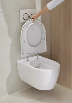Geberit iCon WC suspendu Rimfree avec fixations invisibles, caréné, avec abattant softclose (501.664.00.1)